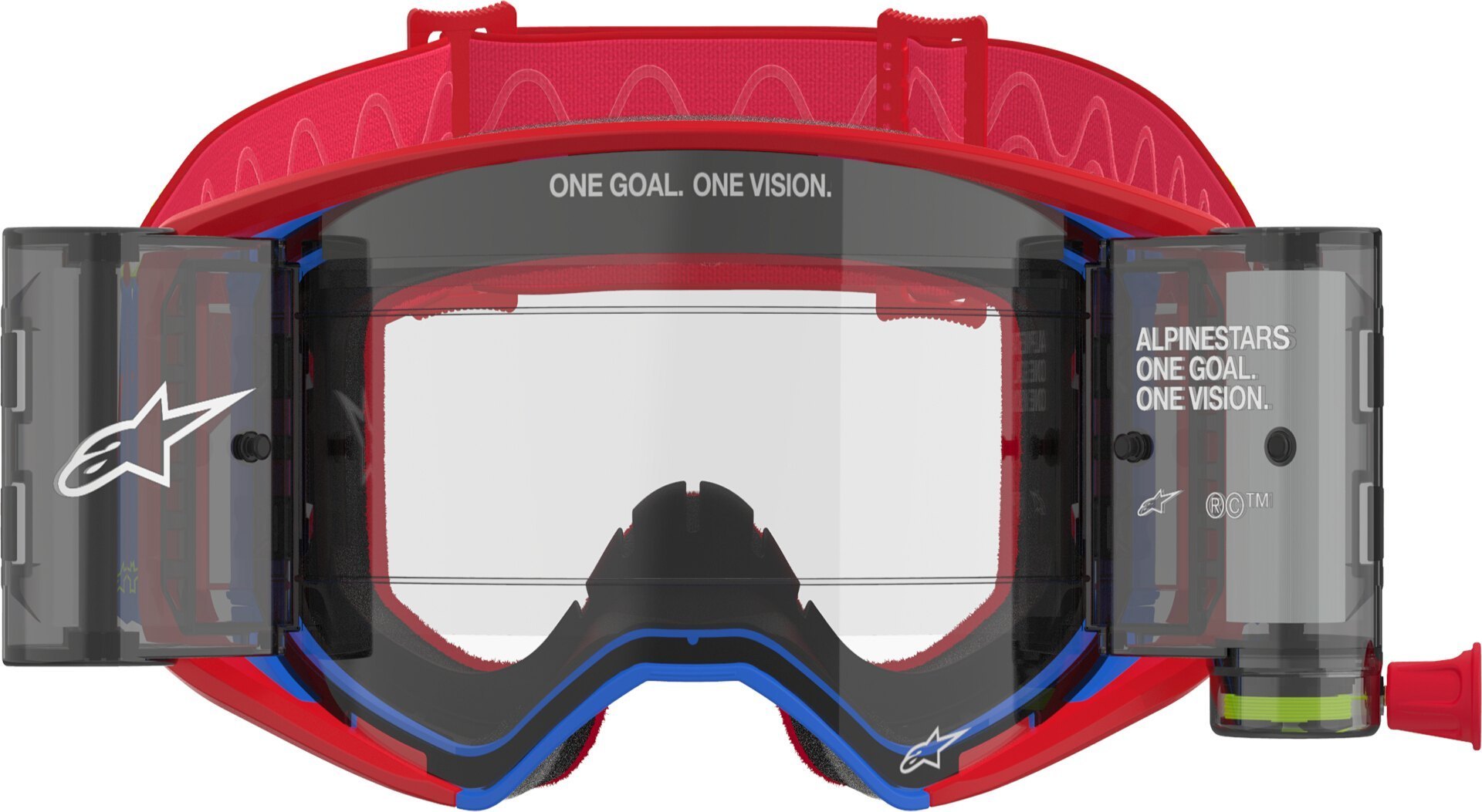Alpinestars Supertech Corp Roll-Off Ochelari roșii de motocross Figura 3