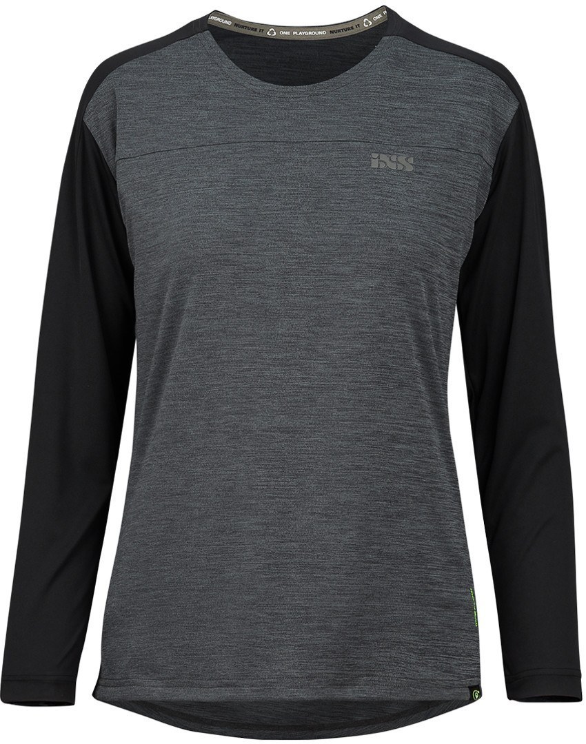 IXS Flow X LS Dames Fiets Jersey Zwart 42 Figuur 1