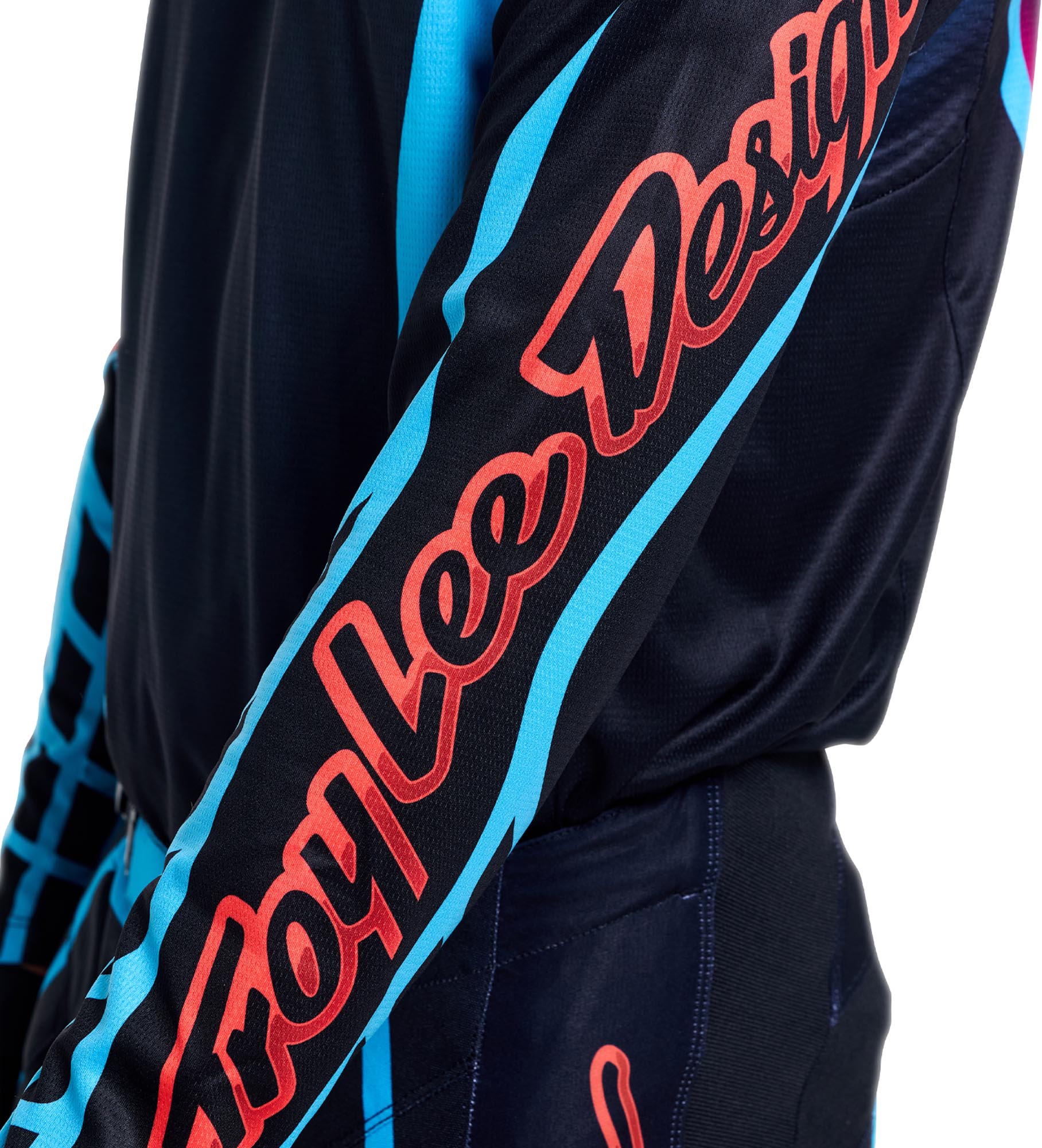 Troy Lee Designs GP Pro Framework Motocross-trøye Lilla/Akvamarin XXL Figur 6