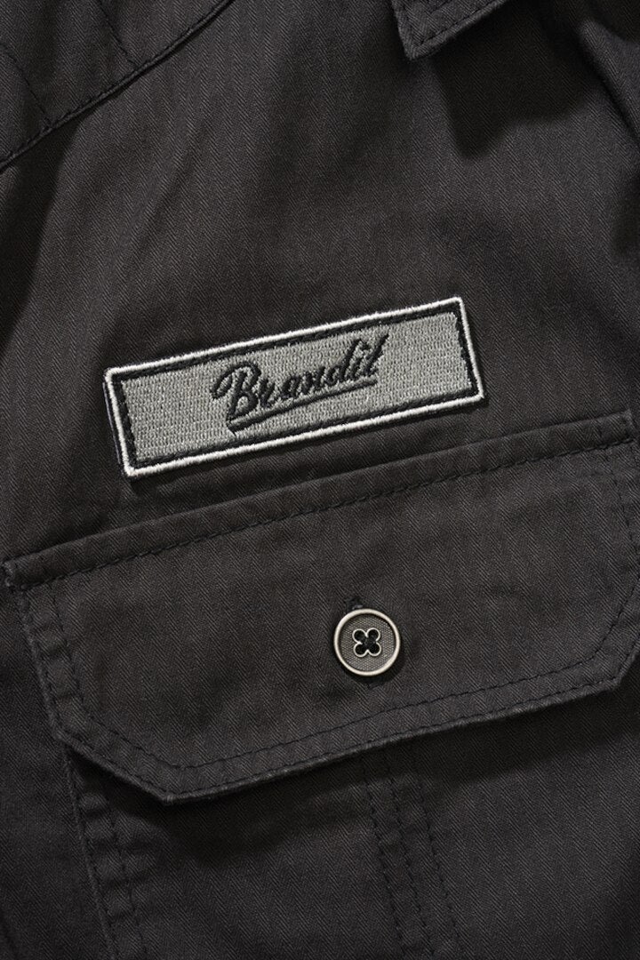 Side view of Brandit Luis Vintage Short Sleeve Shirt