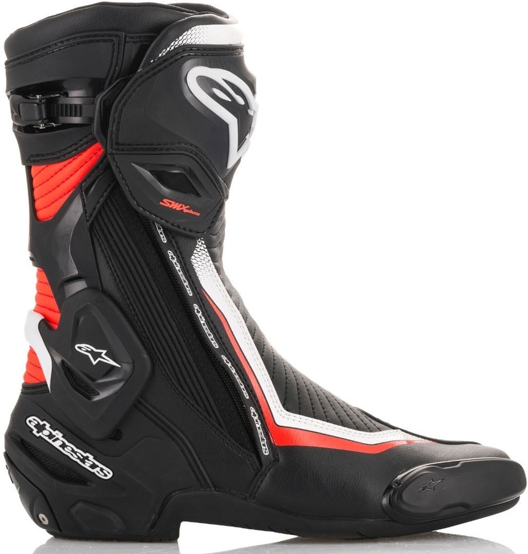 Alpinestars SMX Plus v2 Motorcycle Boots black/white/red 48 Figure 5
