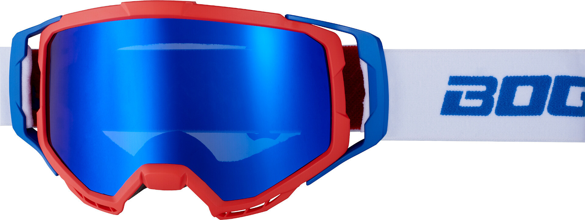 Bogotto B-1 Ochelari de motocross Alb/Albastru Figura 1