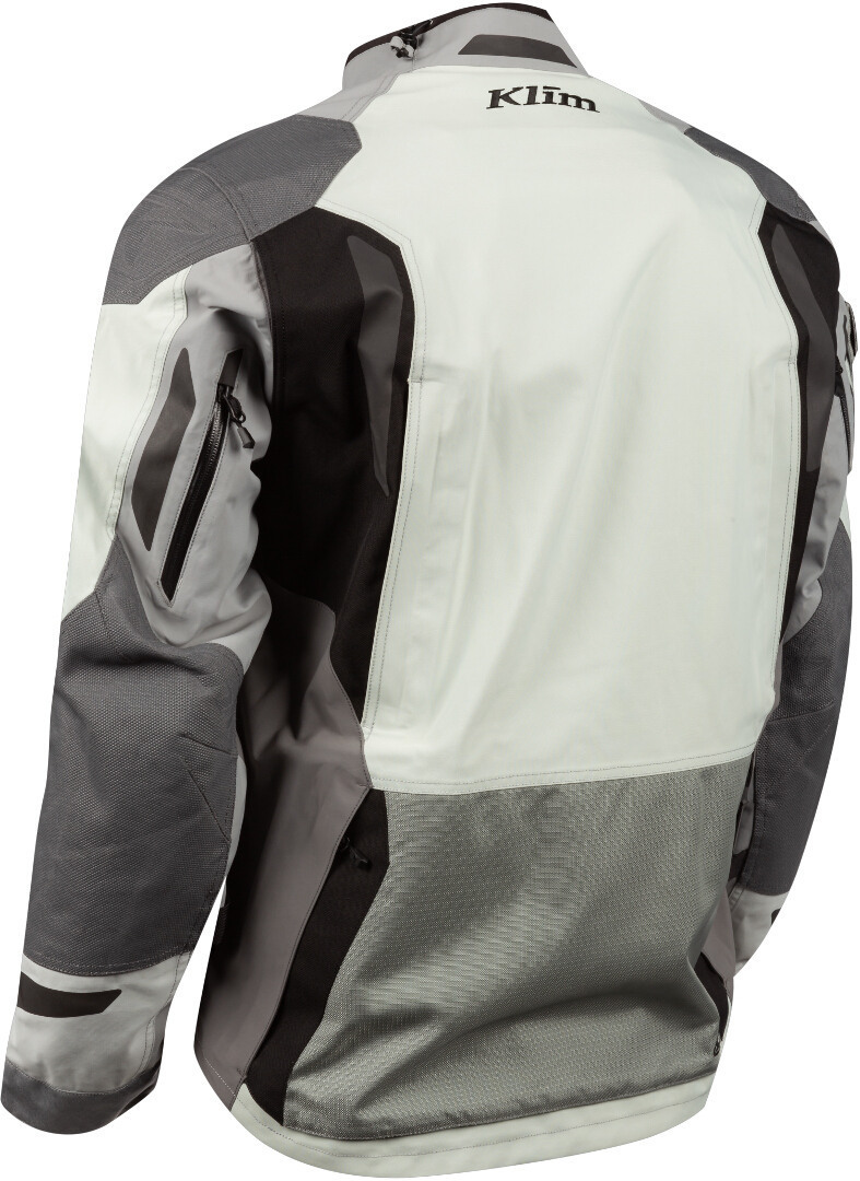 Klim Badlands Pro Motorrad Textiljacke hellgrau/schwarz L Abbildung 2