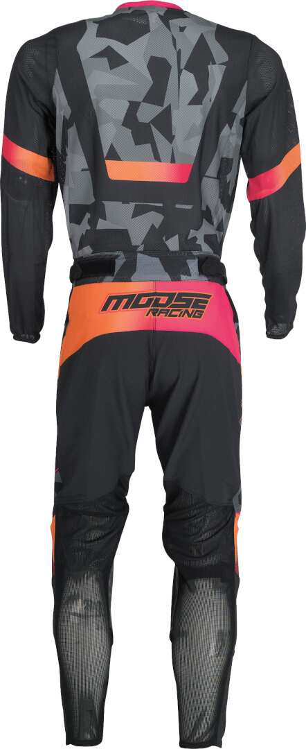 Moose Racing Sahara 2022 Motocross bukser grå/sort 32 Figur 3