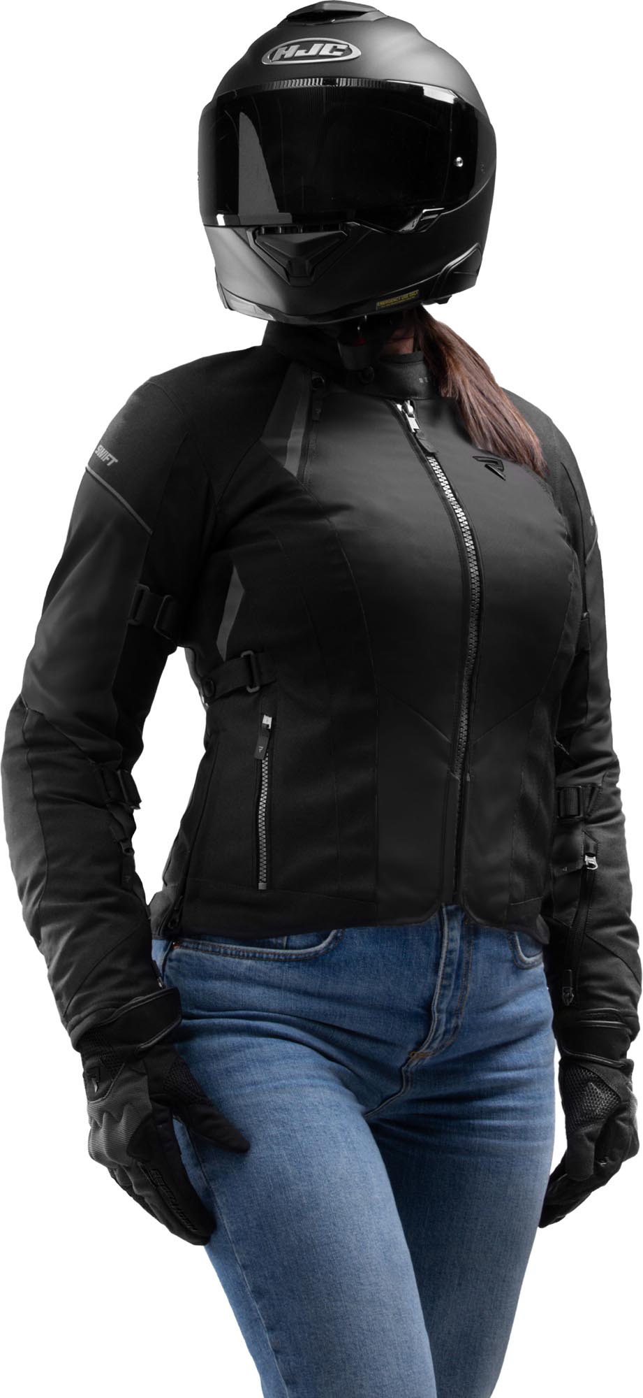 Rebelhorn Swift waterproof Ladies Motorcycle Textile Jacket black M Figure 3