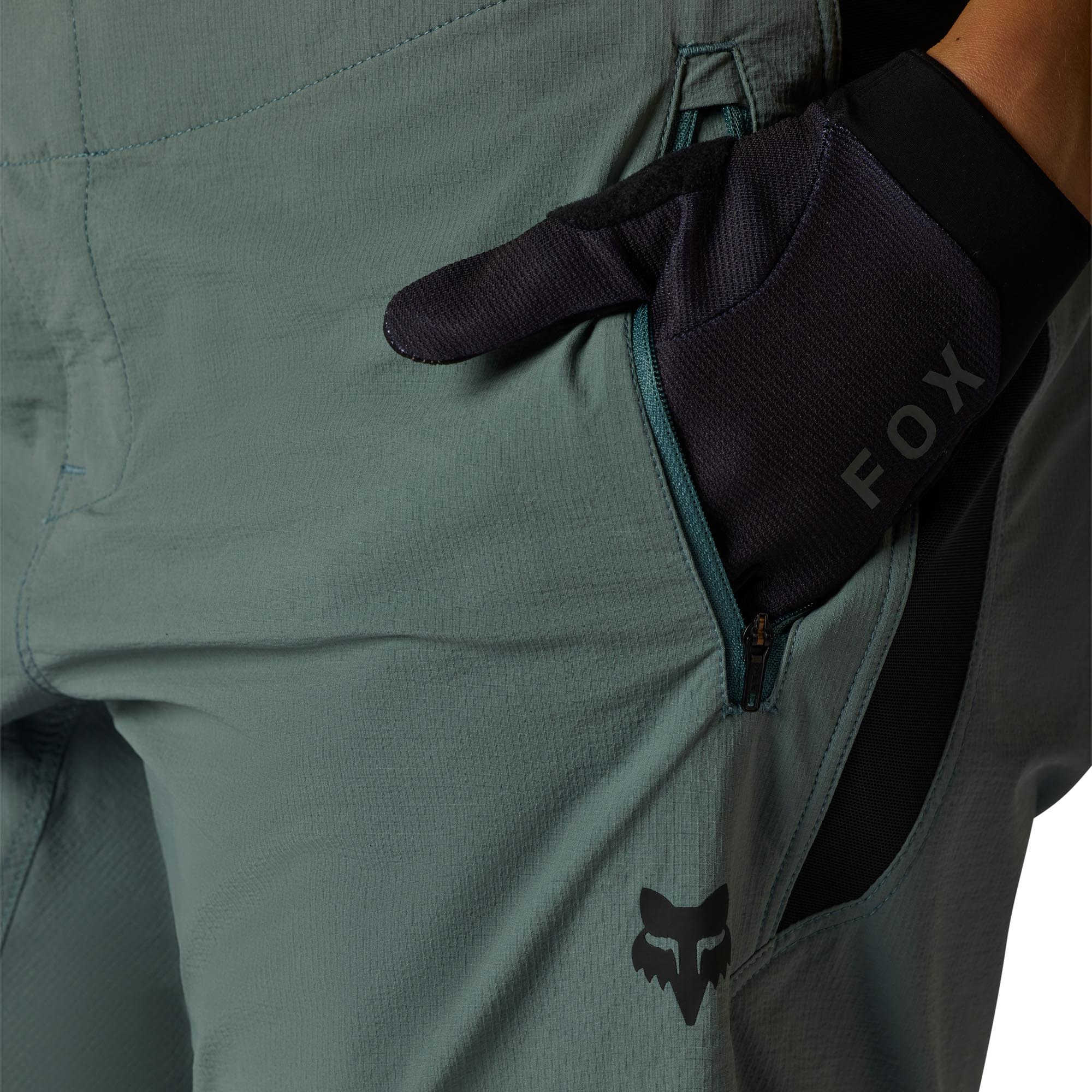 FOX Ranger Short de vélo pour dames Vert 14 Figure 6