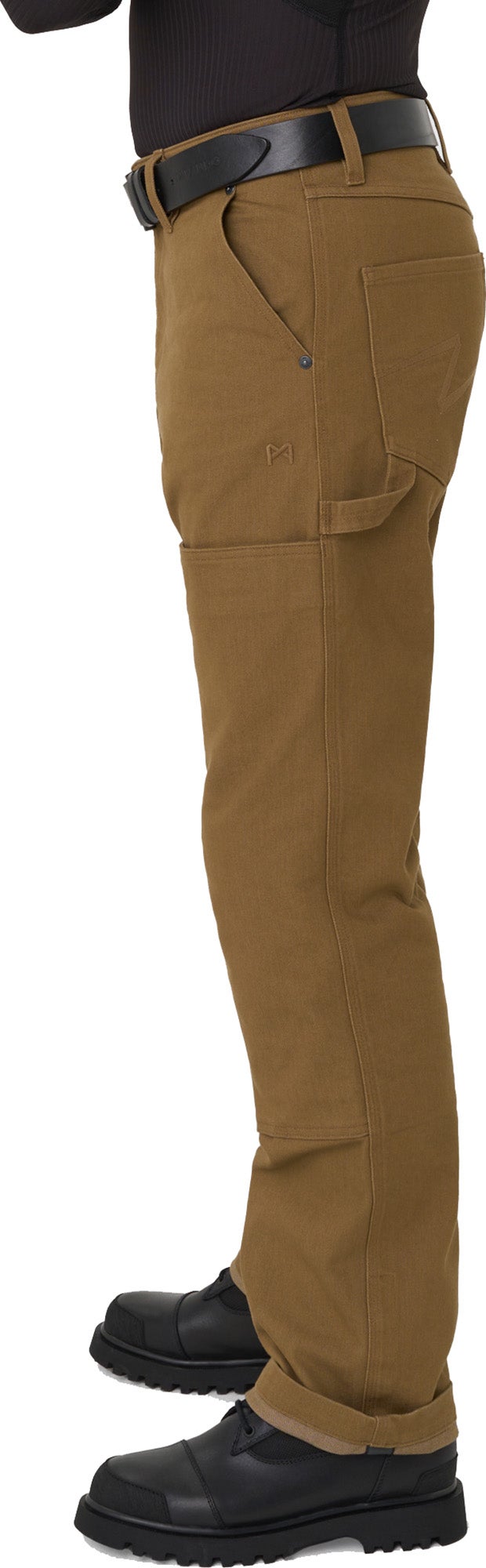 Pando Moto Tekton Pantalones textiles de motocicleta marrón/amarillo 36/36 Figura 3