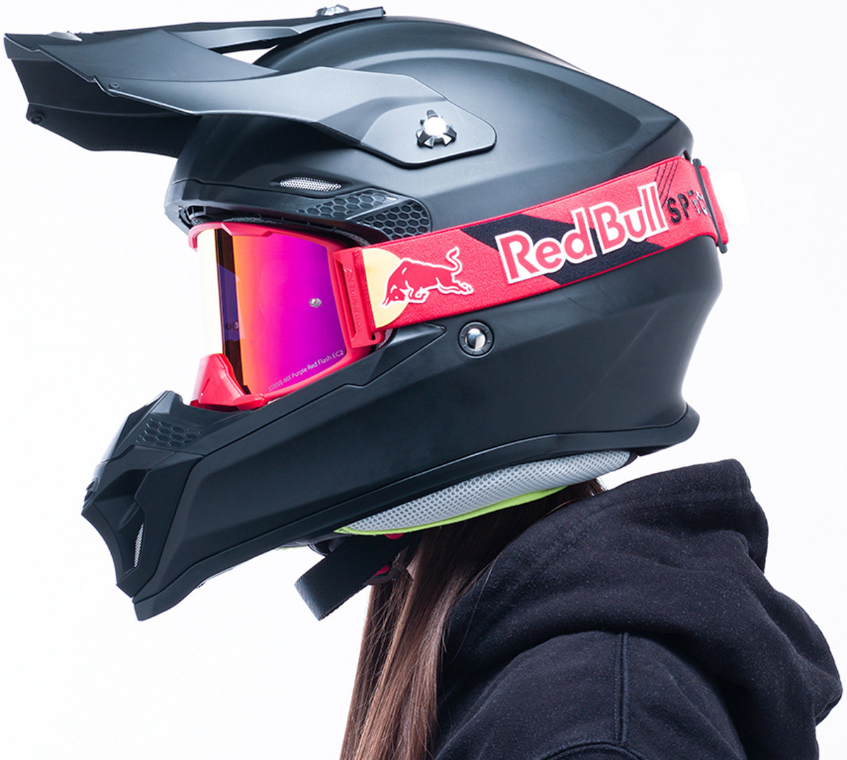 Red Bull SPECT Eyewear Strive Mirrored 006 Óculos de Motocross Figura 6