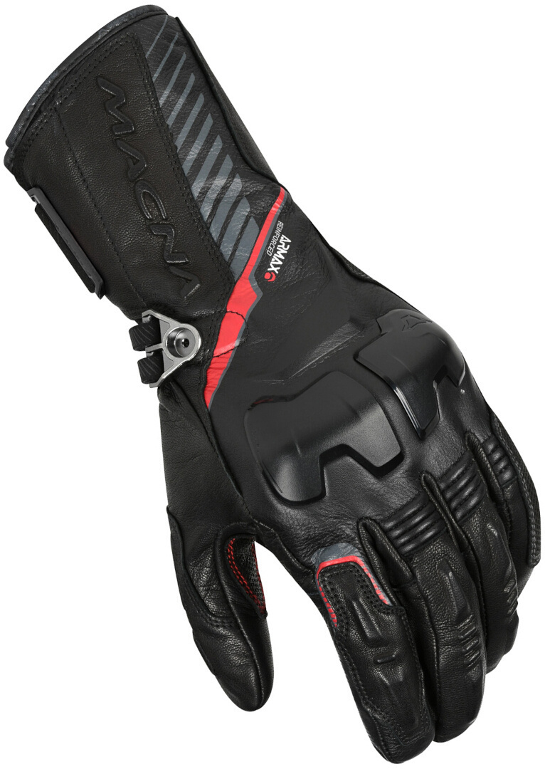 Macna Rango RTX waterproof Motorcycle Gloves black/red M Figure 1