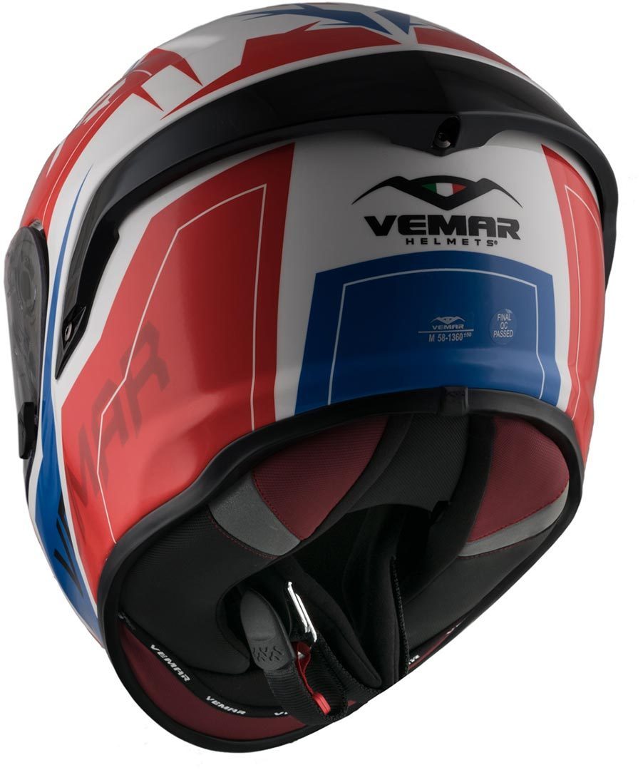 Vemar Hurricane Revenge Casco Rojo/blanco/azul M (57/58) Figura 4
