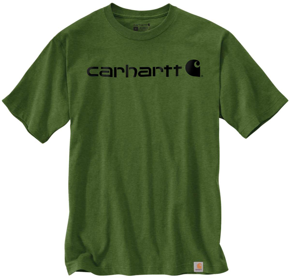 Carhartt EMEA Core Logo Workwear Short Sleeve Tricou verde XS Figura 1