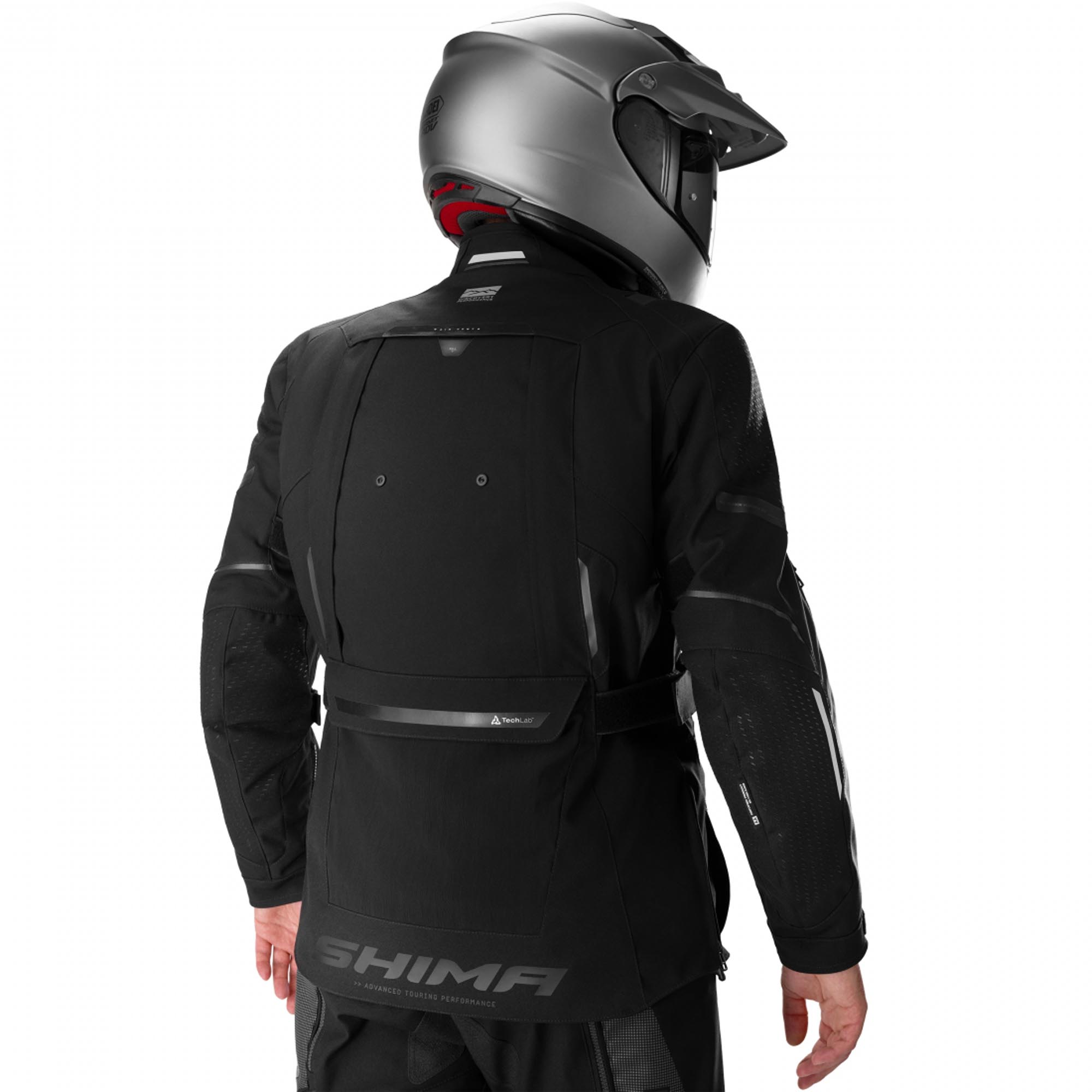 SHIMA Hero 3.0 Motorrad Textiljacke schwarz M Abbildung 4