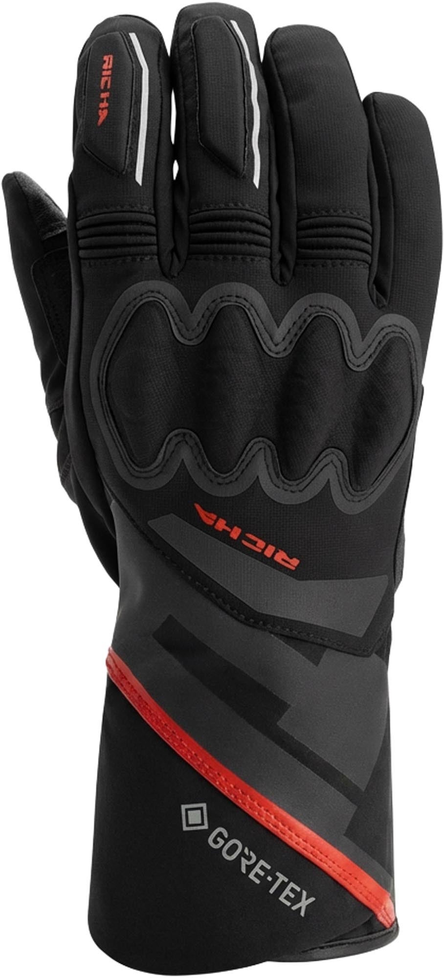 Richa Vision Gore-Tex vandtætte dame-motorcykelhandsker Sort M Figur 1