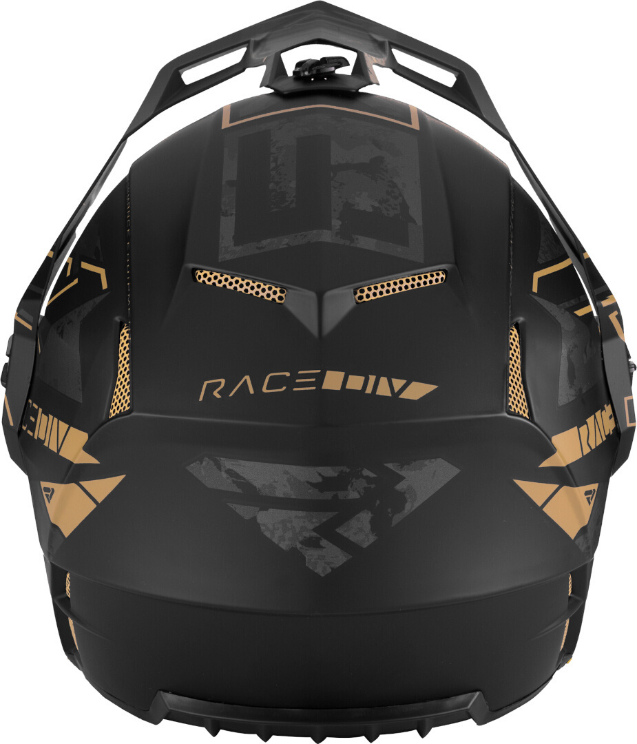 FXR Clutch X Evo Cască de snowmobil Negru mat/maro XXL (63/64) Figura 5