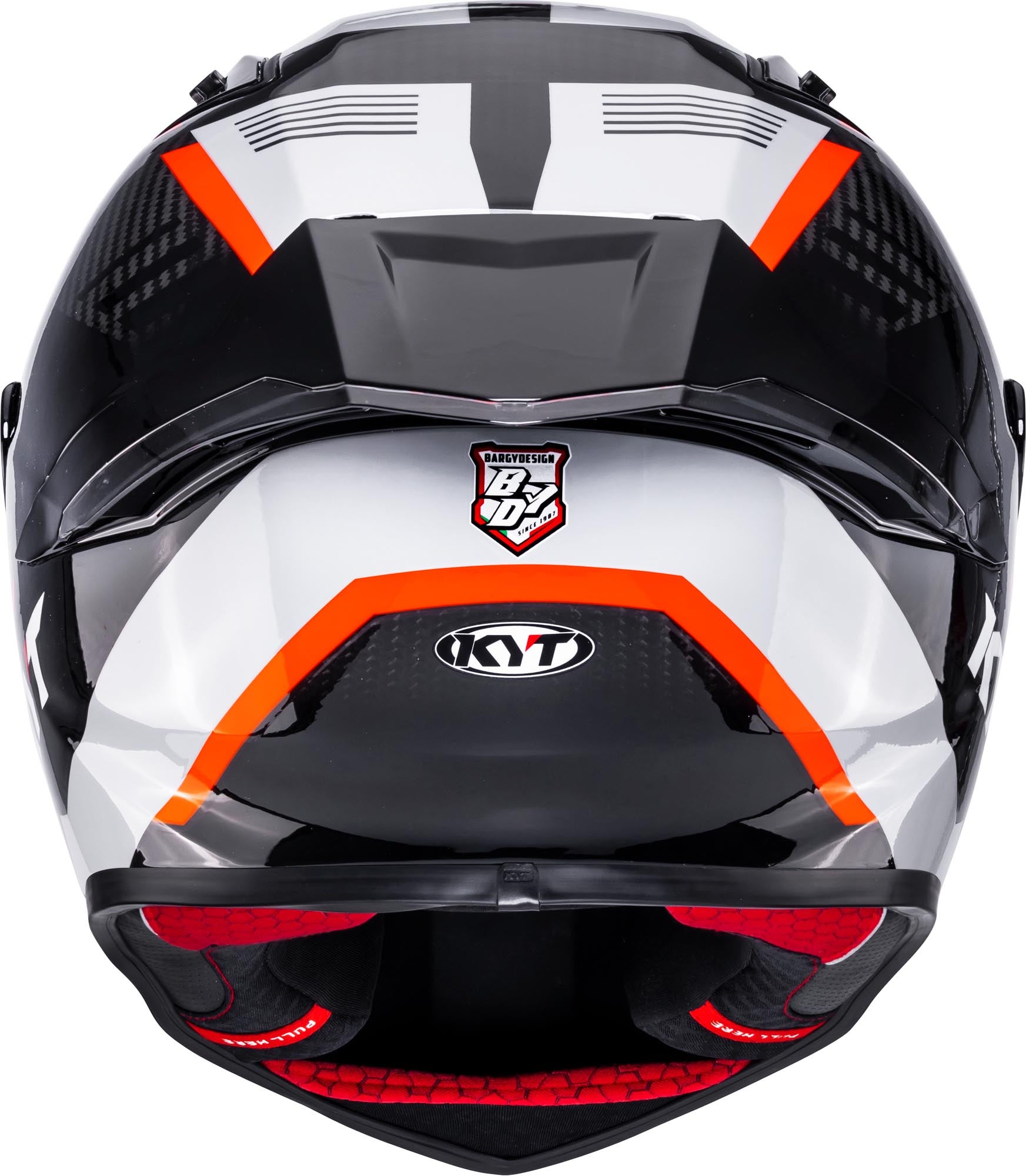 KYT R1R Carbon Zone Hełm Carbon/Orange M (57/58) Rysunek 4