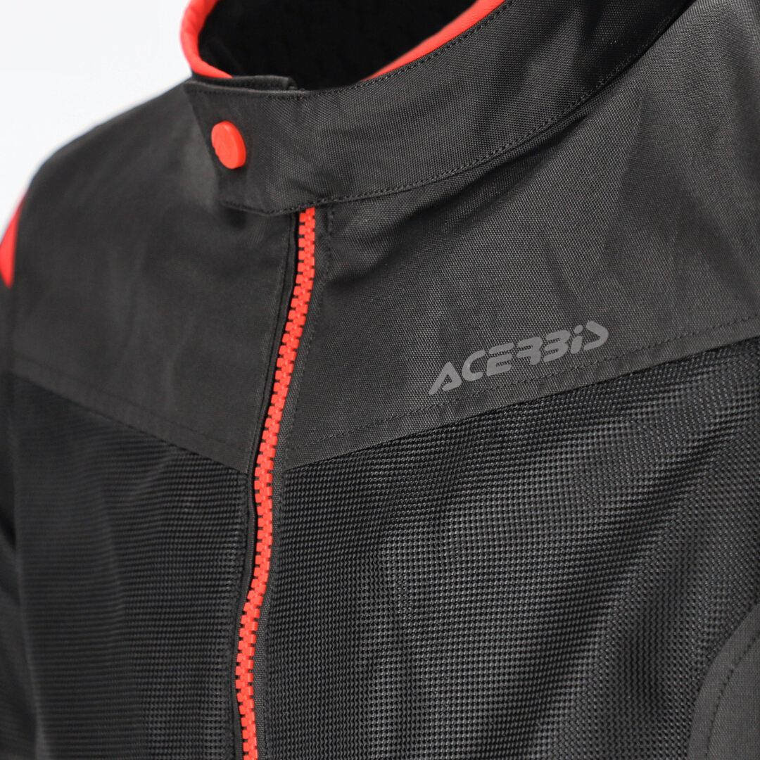 Acerbis Ramsey Vented 2.0 Mesh Jachetă textilă pentru motociclete Negru/Roșu L Figura 4