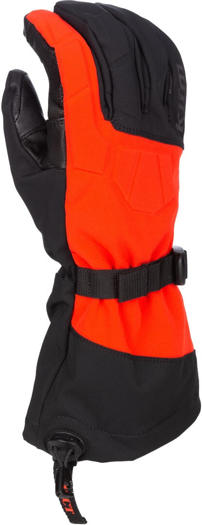 Klim Togwotee Gauntlet Snescooter handsker sort/rød 2XL Figur 1
