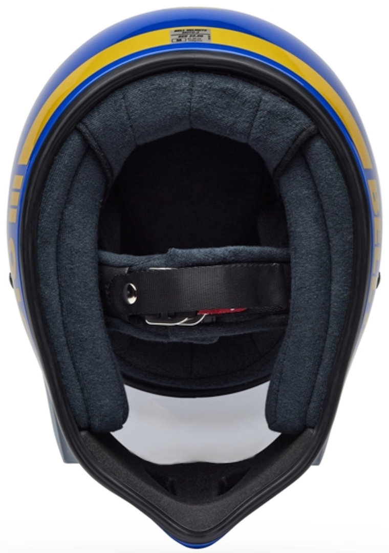 Bell Moto-3 Classic Cască de motocross albastru/alb/galben S (55/56) Figura 2