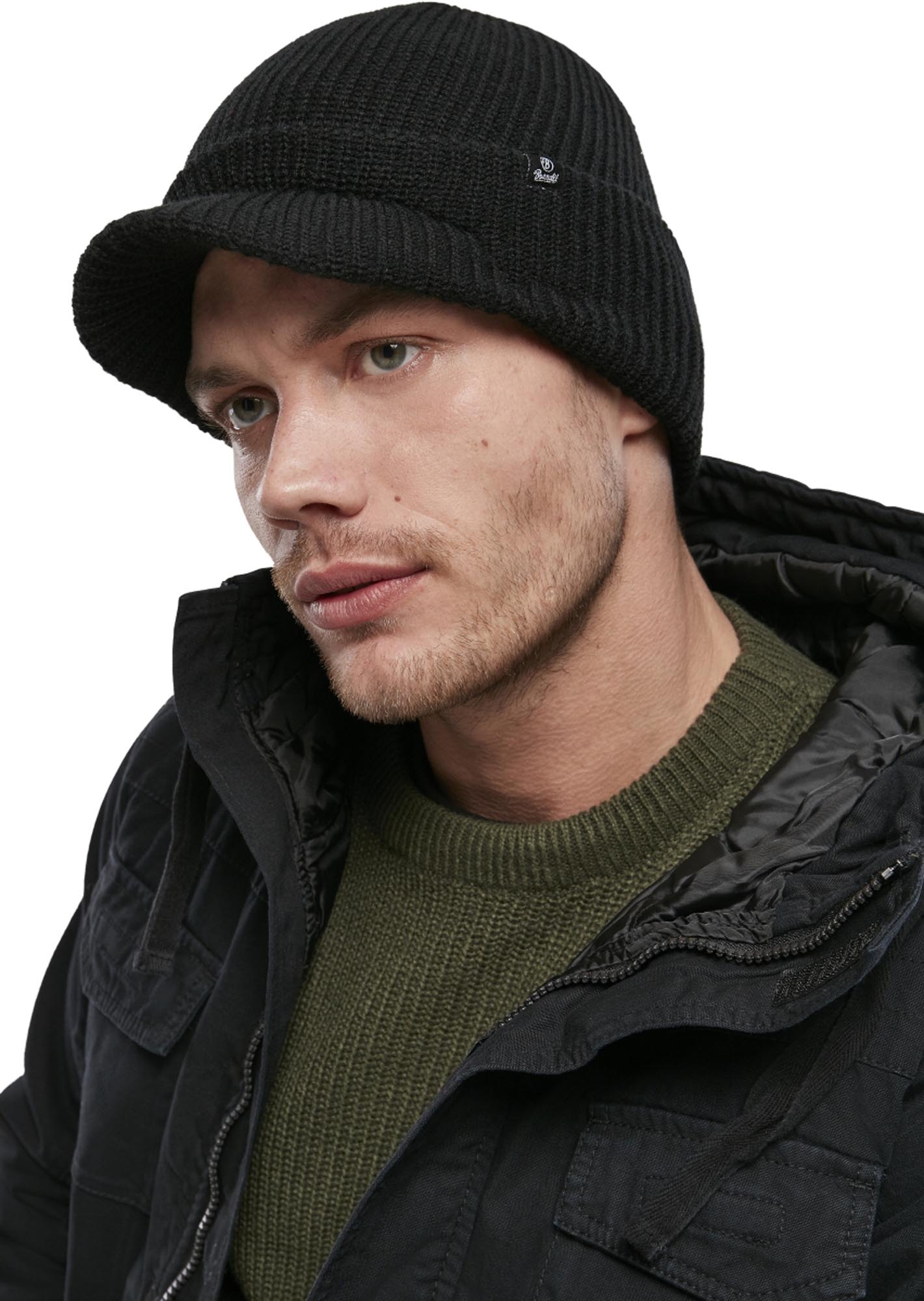 Brandit US Jeep Beanie Sort Figur 2