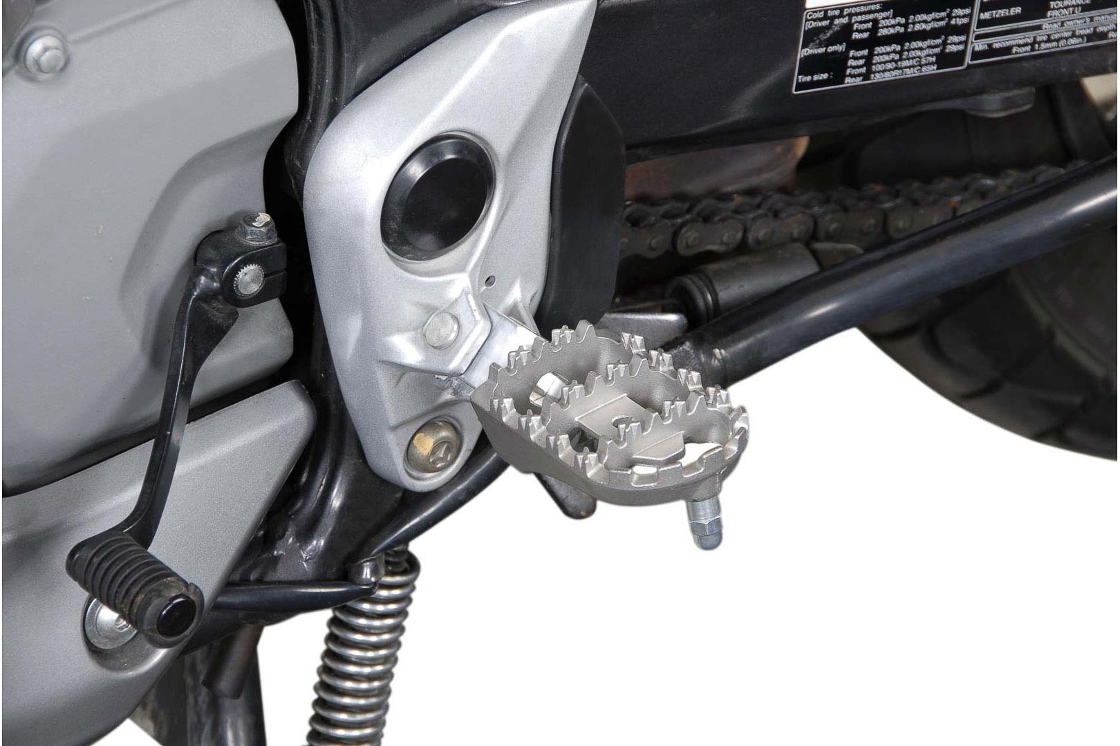 SW-Motech ION fotstödssats - Honda XL650V / XL700V, Moto Morini X-Cape 650. Figur 4