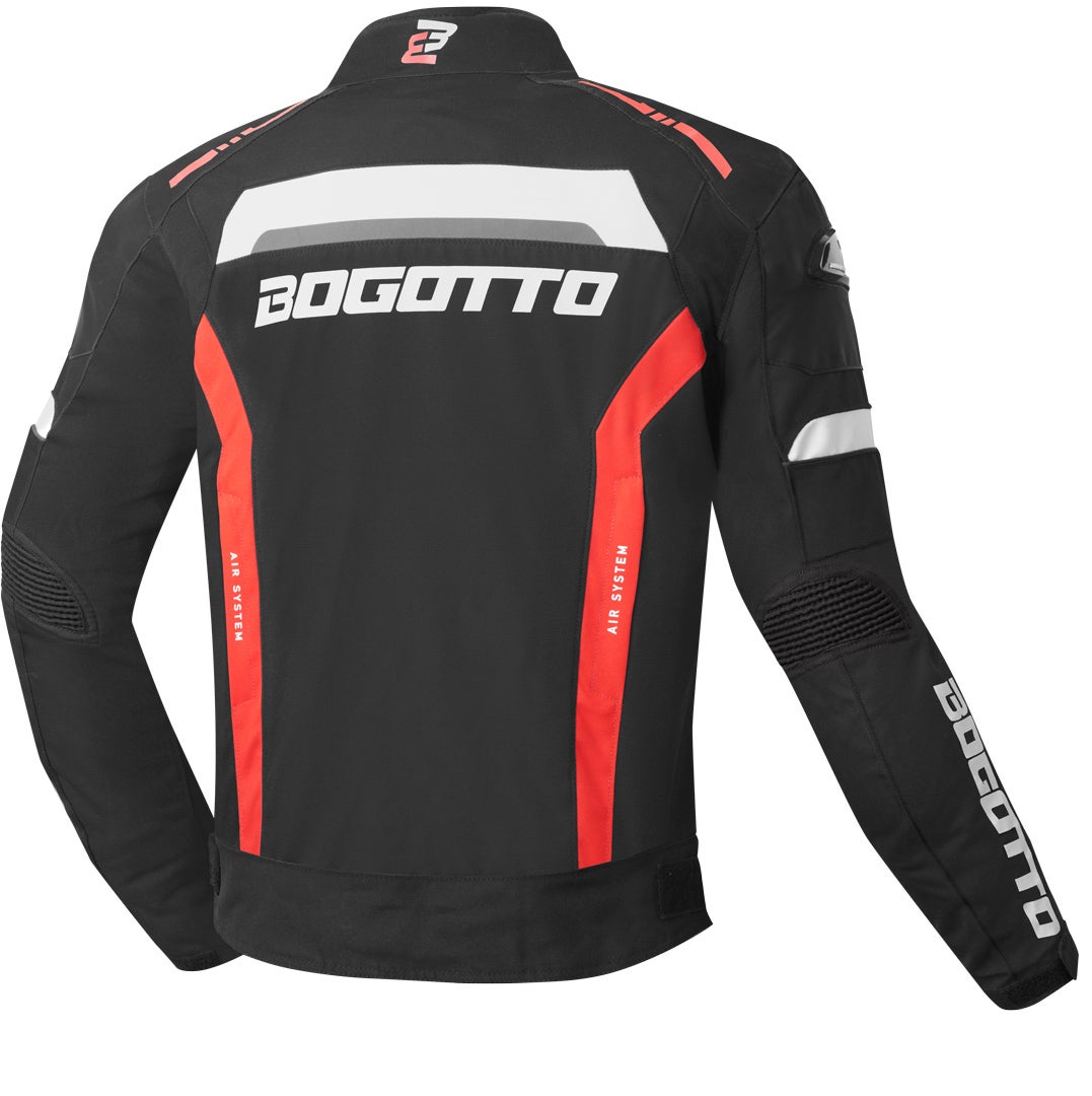 Bogotto GPX waterproof Motorcycle Textile Jacket black/red XXL Figure 2