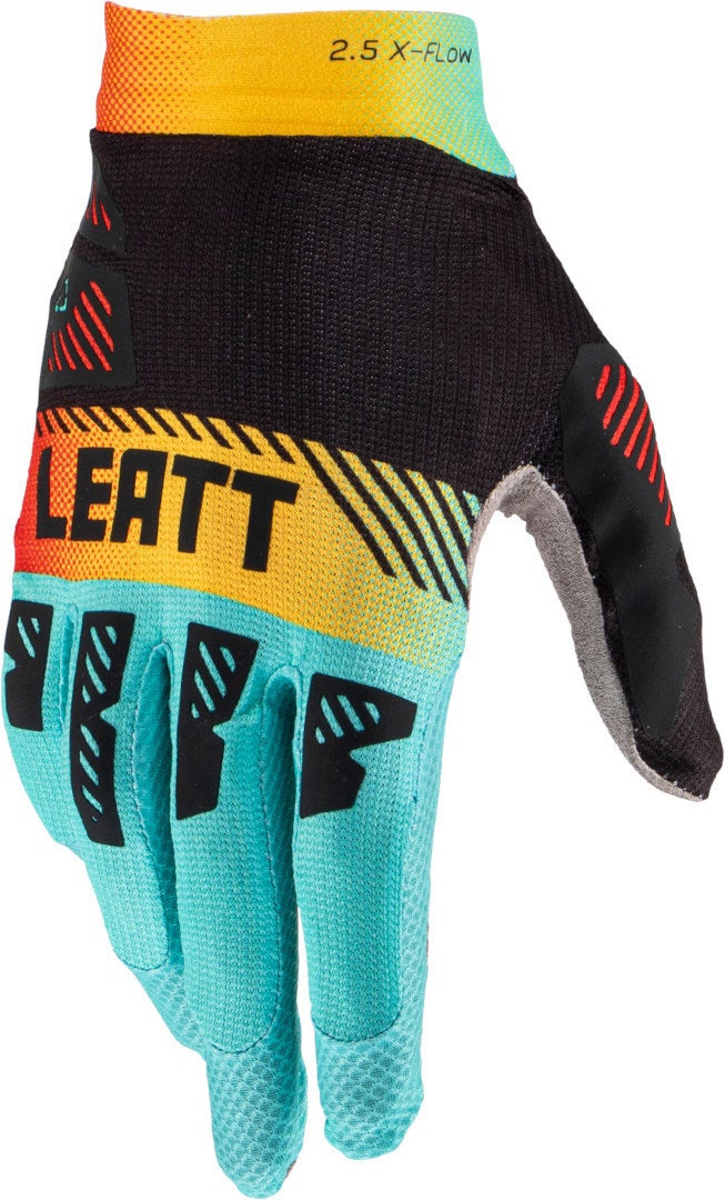 Leatt 2.5 X-Flow Contrast Motocross Handsker sort/blå/gul M Figur 1