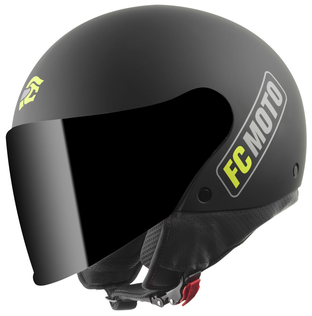 FC-Moto Square-RS Jethelm schwarz matt/gelb L Abbildung 2
