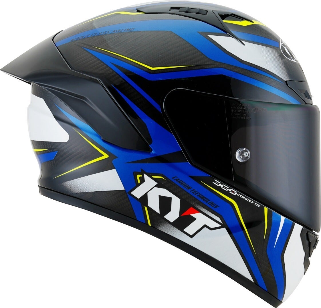 KYT NZ Race Carbon Stride Casco blu S (55/56) Figura 6