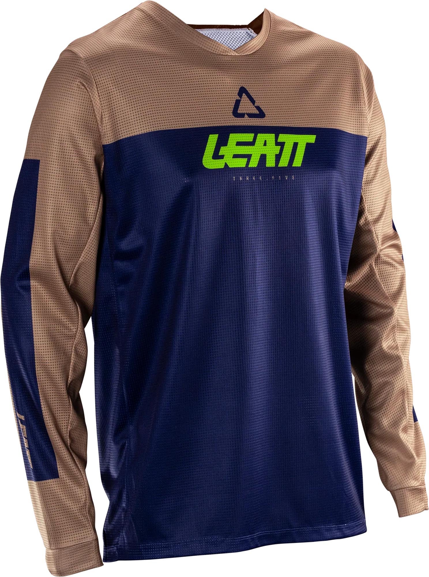 Leatt Moto 3.5 Duo Motocross Jersey blau/braun XL Abbildung 1