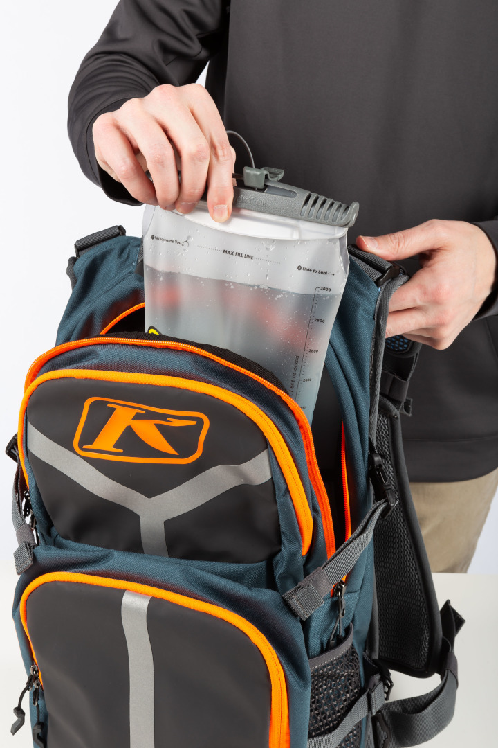 Klim Arsenal 15 Rucsacul Albastru/Portocaliu Figura 8