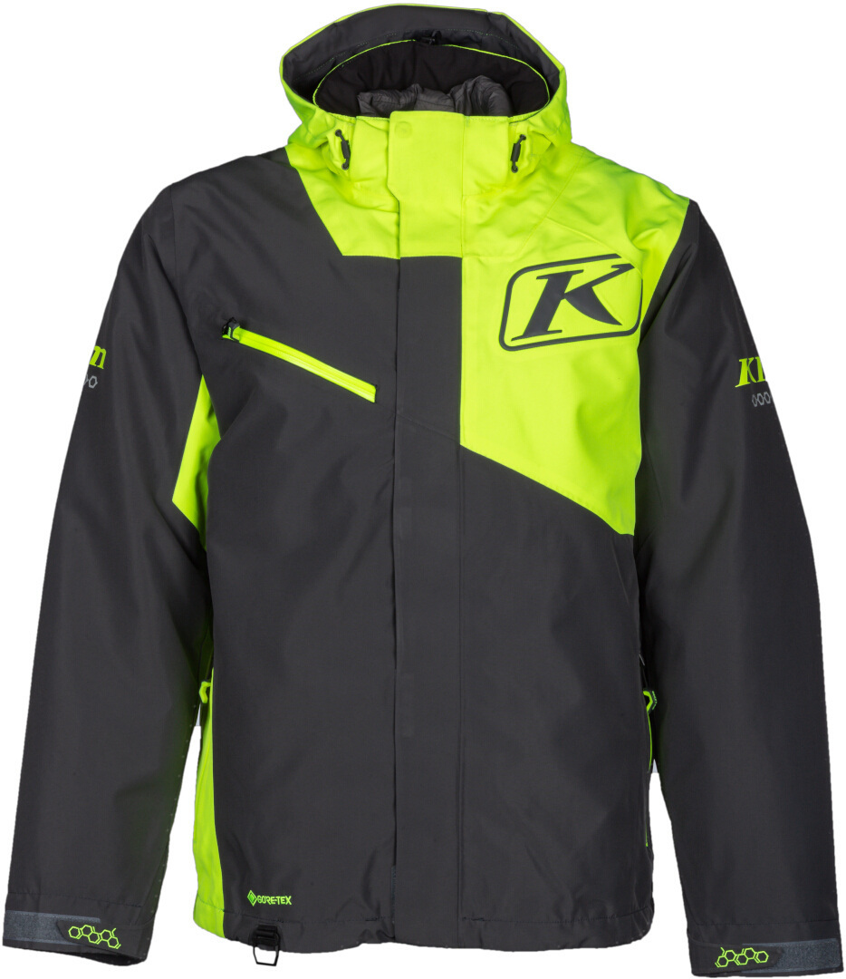 Klim Kompound Jachetă de snowmobil gri închis/negru/galben neon XXL Figura 6