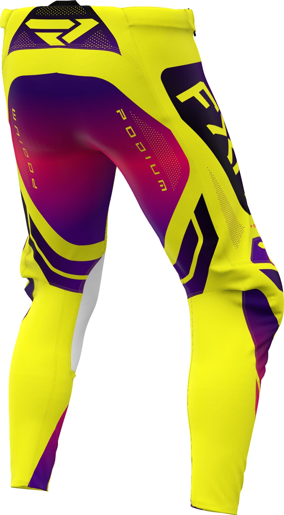FXR Podium Relay Motocross bukser sort/pink/gul 34 Figur 2