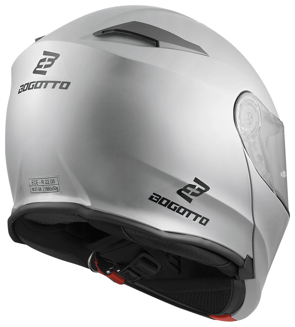 Bogotto V271 Casco Moto Argento 2XL Figura 4