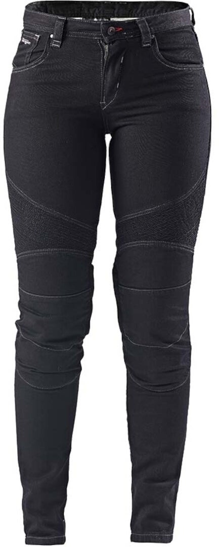 Furygan Purdey Evo Slim Dame Motorcykel Jeans Sort 36/32 Figur 1