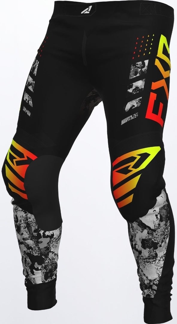 FXR Podium Colored Motocross Hose schwarz/grau 42 Abbildung 1