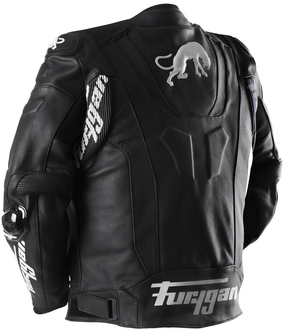Furygan Raptor Evo 3 Giacca di pelle da moto Bianco/nero 3XL Figura 2