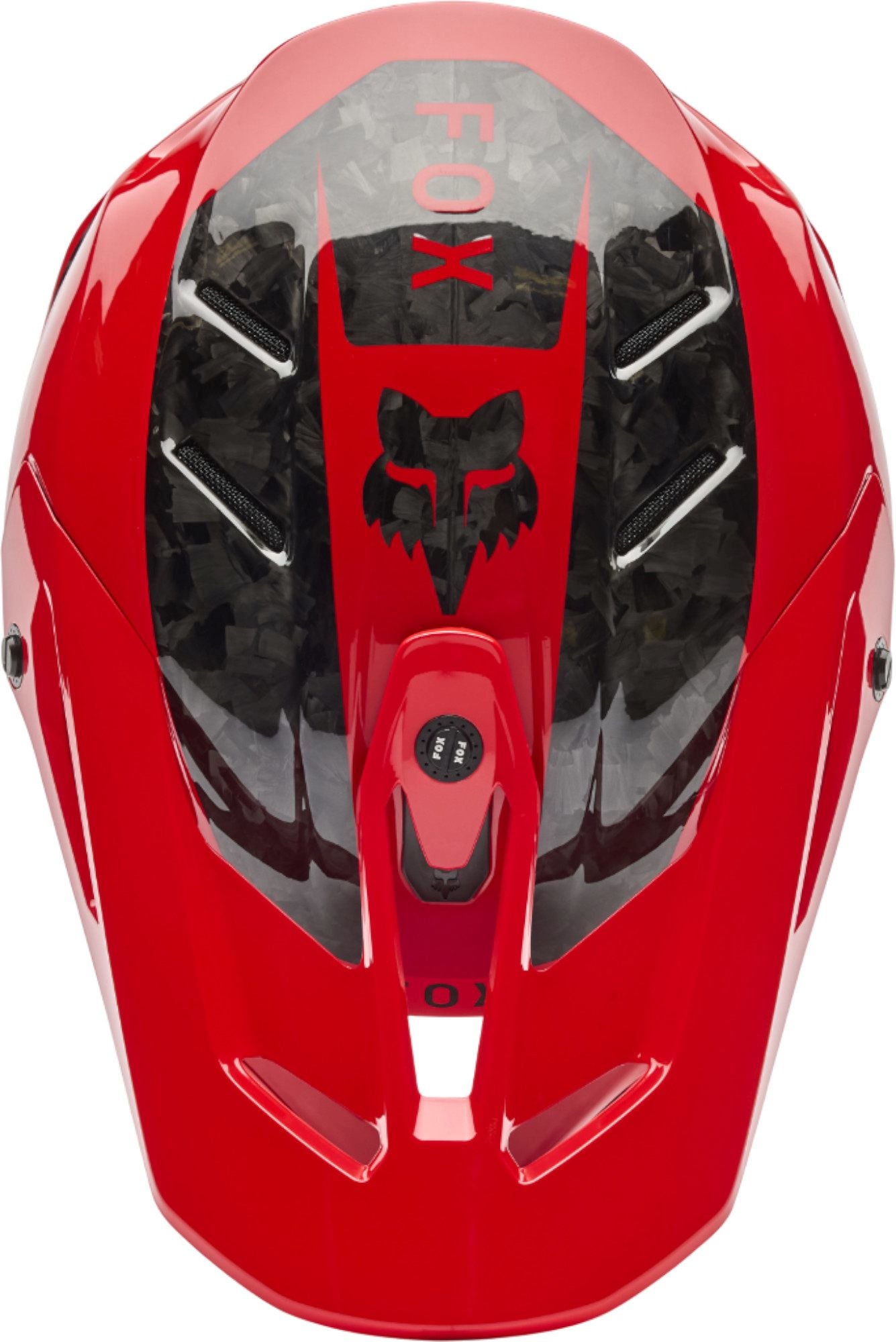 Side view of FOX V3 RS Fracture Carbon Motocross Helmet