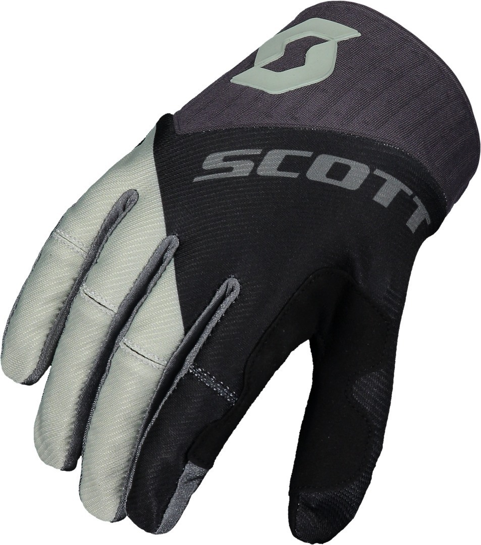 Scott 450 Angled Regular Gants Motocross noir/gris L Figure 1
