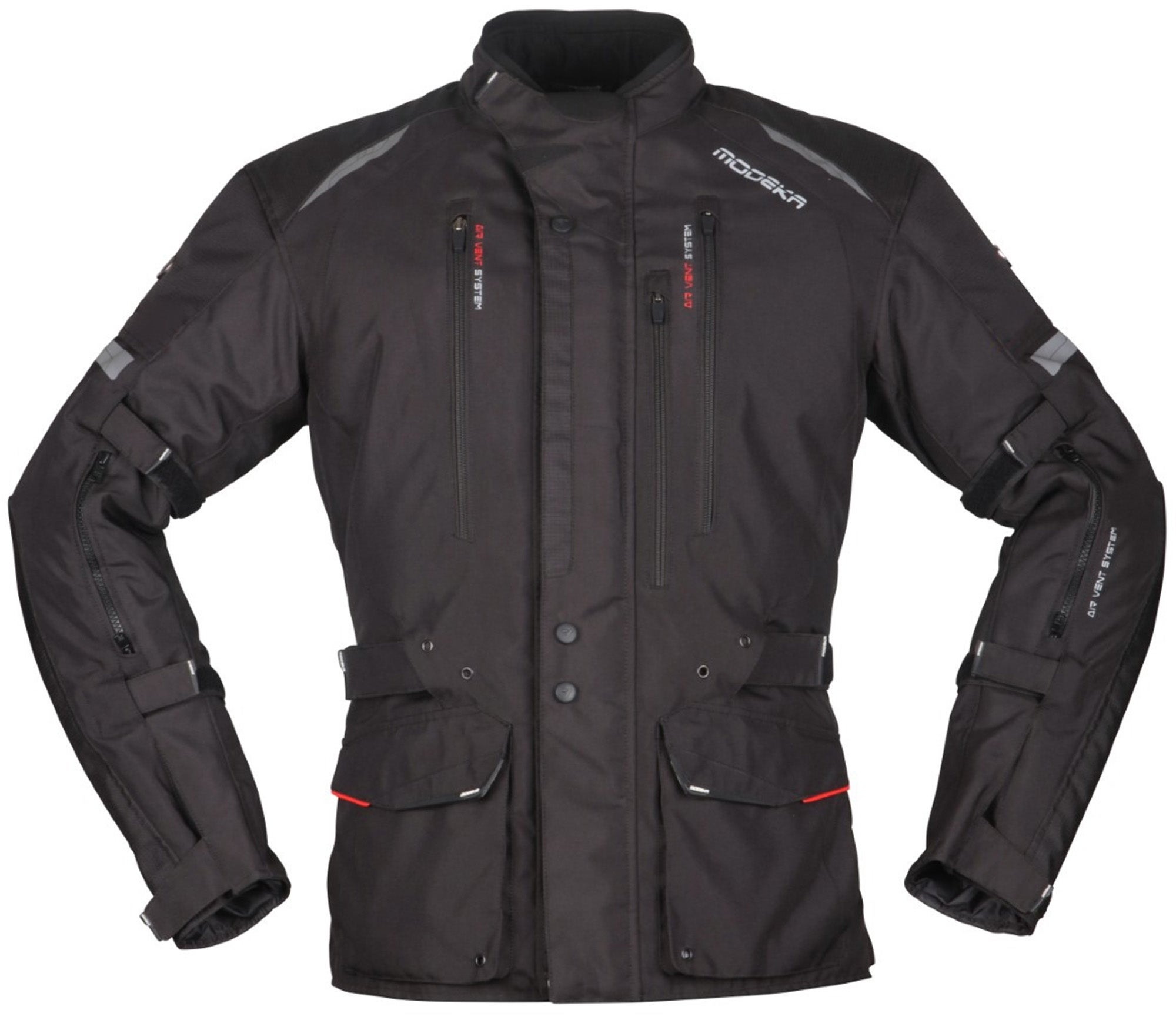 Modeka Striker II Motorcycle Textile Jacket black L Figure 1