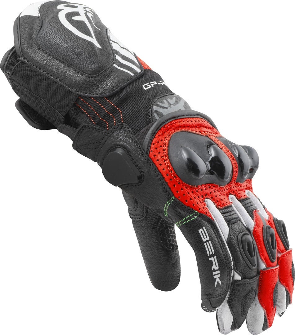 Berik Spa Evo Motorcykel handsker sort/rød L Figur 3