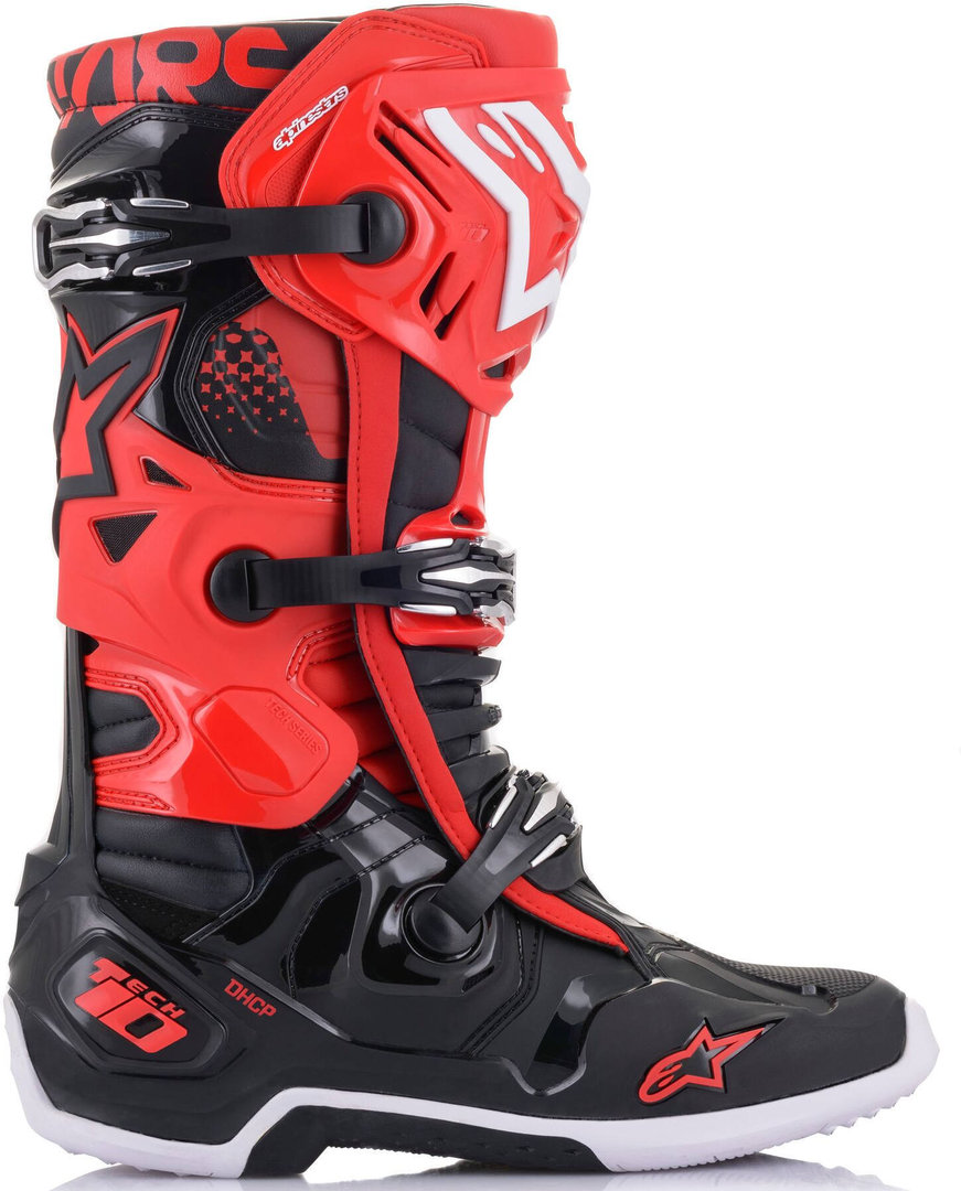 Alpinestars Tech 10 Motocross Boots red/black/white 9 (43) Figure 4