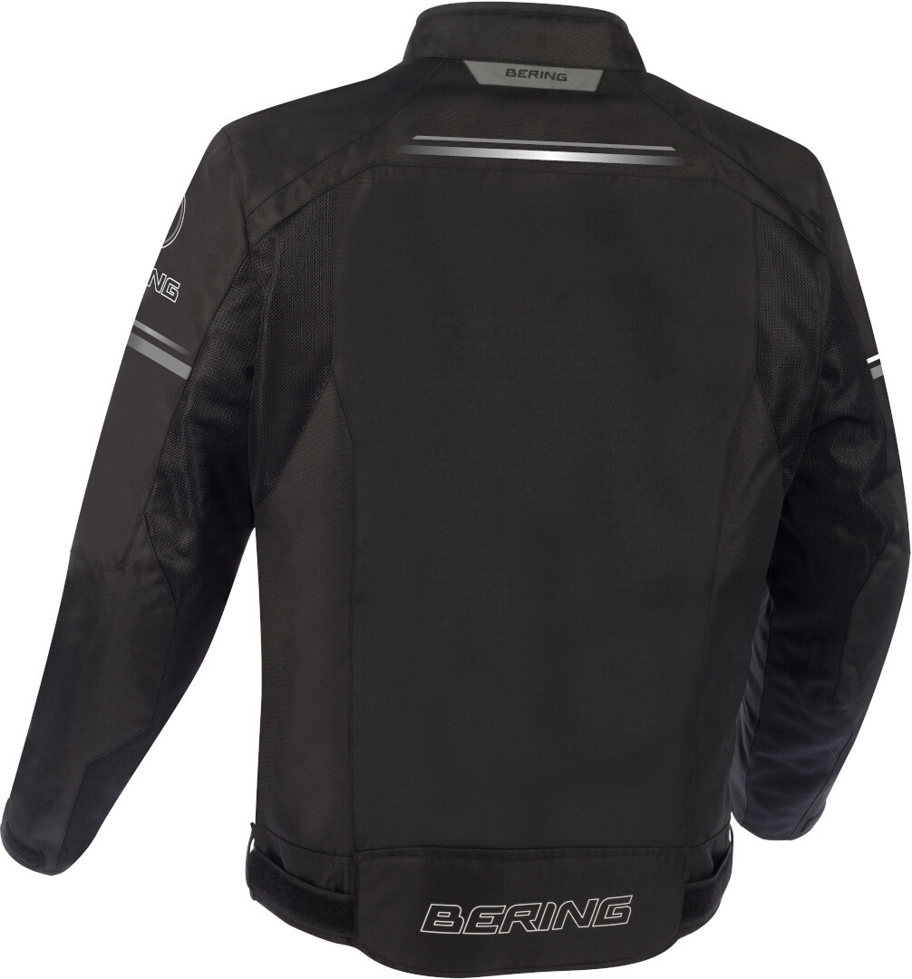 Bering Astro wasserdichte Motorrad Textiljacke schwarz/grau M Abbildung 2