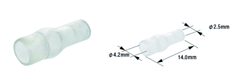Tourmax Isoleringshylsa för hane elektrisk klack ETP- 01 Figur 1