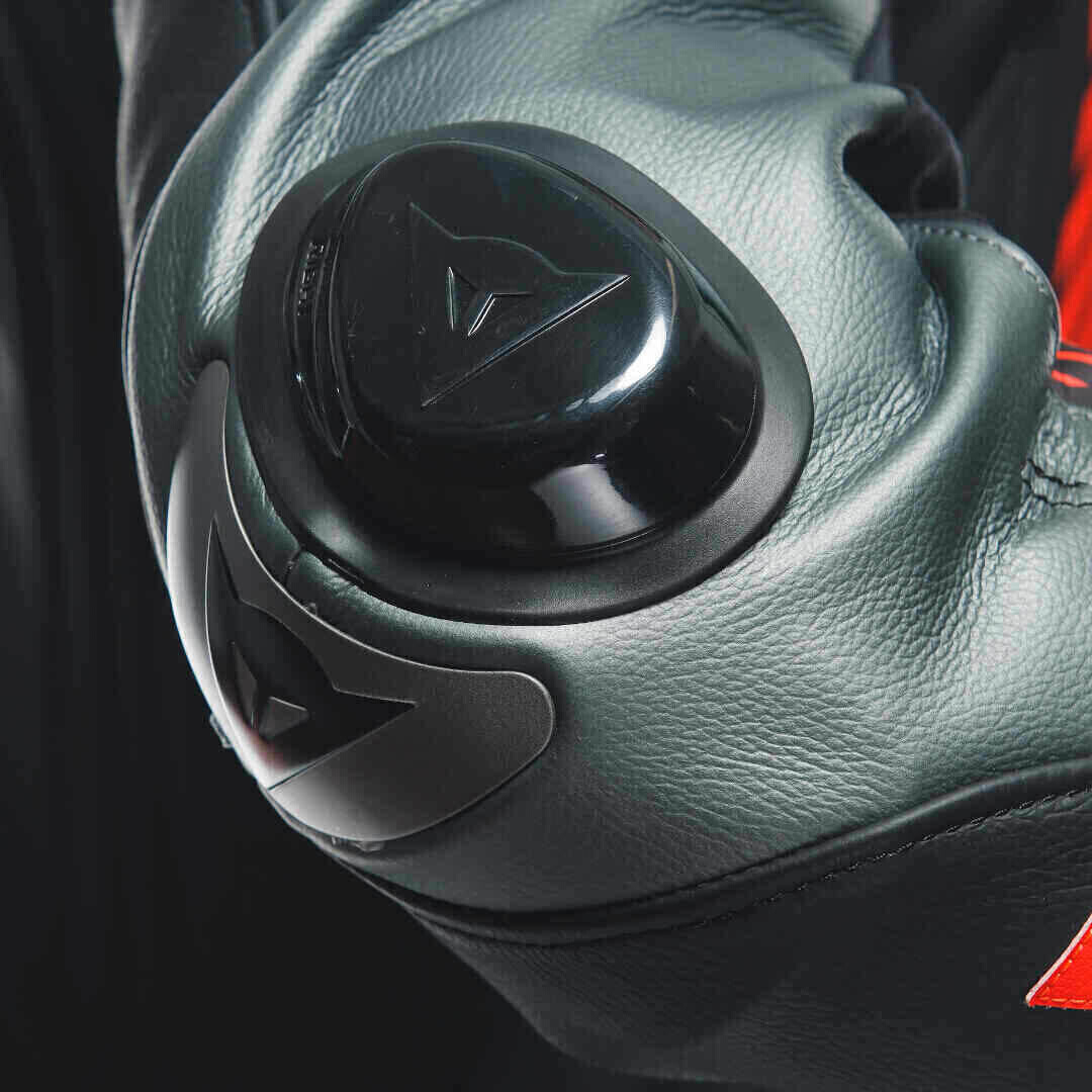 Dainese Laguna Seca 5 2.0 2-Teiler Motorrad Lederkombi schwarz/grau/rot 46 Abbildung 10