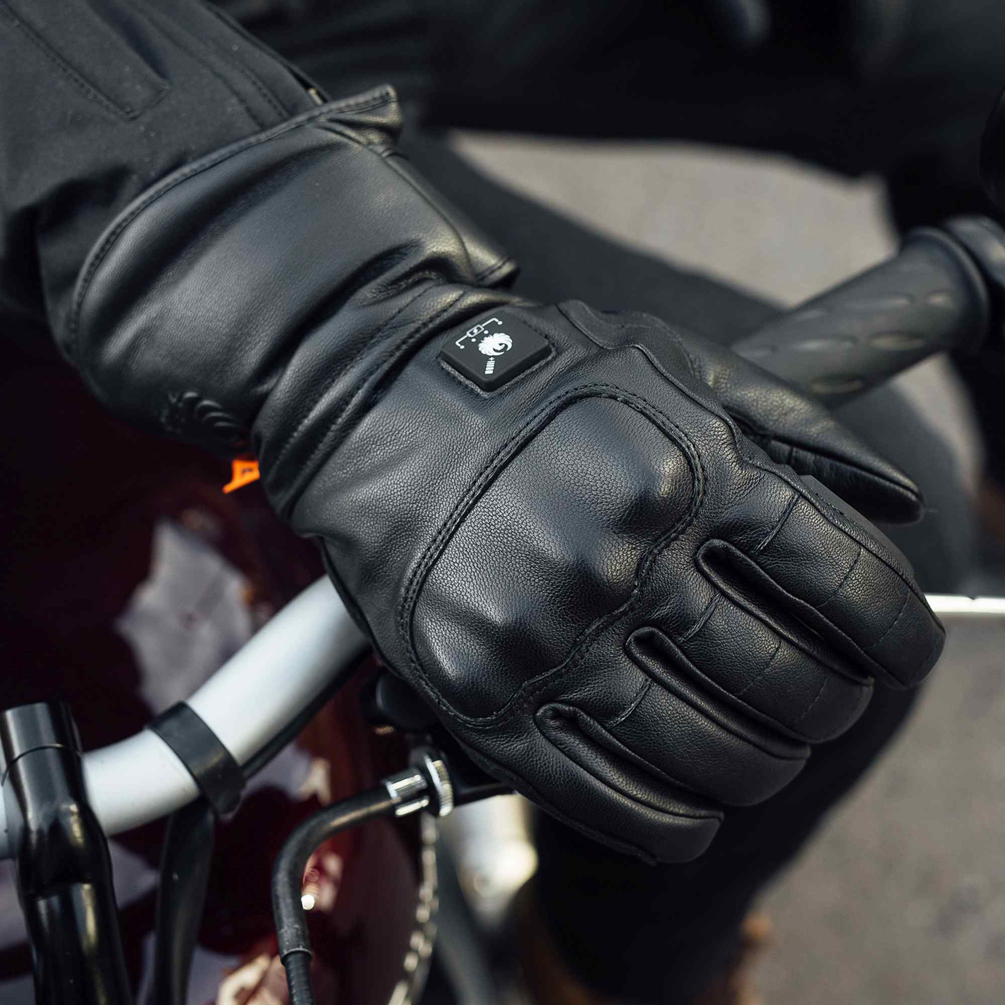 Merlin Bednell D3O opvarmet vandtæt motorcykelhandsker Sort L Figur 6