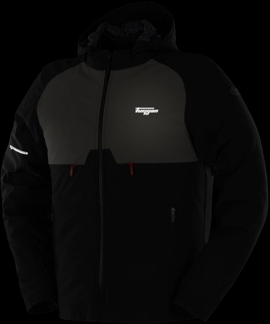 Furygan Addax Veste textile imperméable à l’eau pour moto Khaki/Noir XL Figure 14