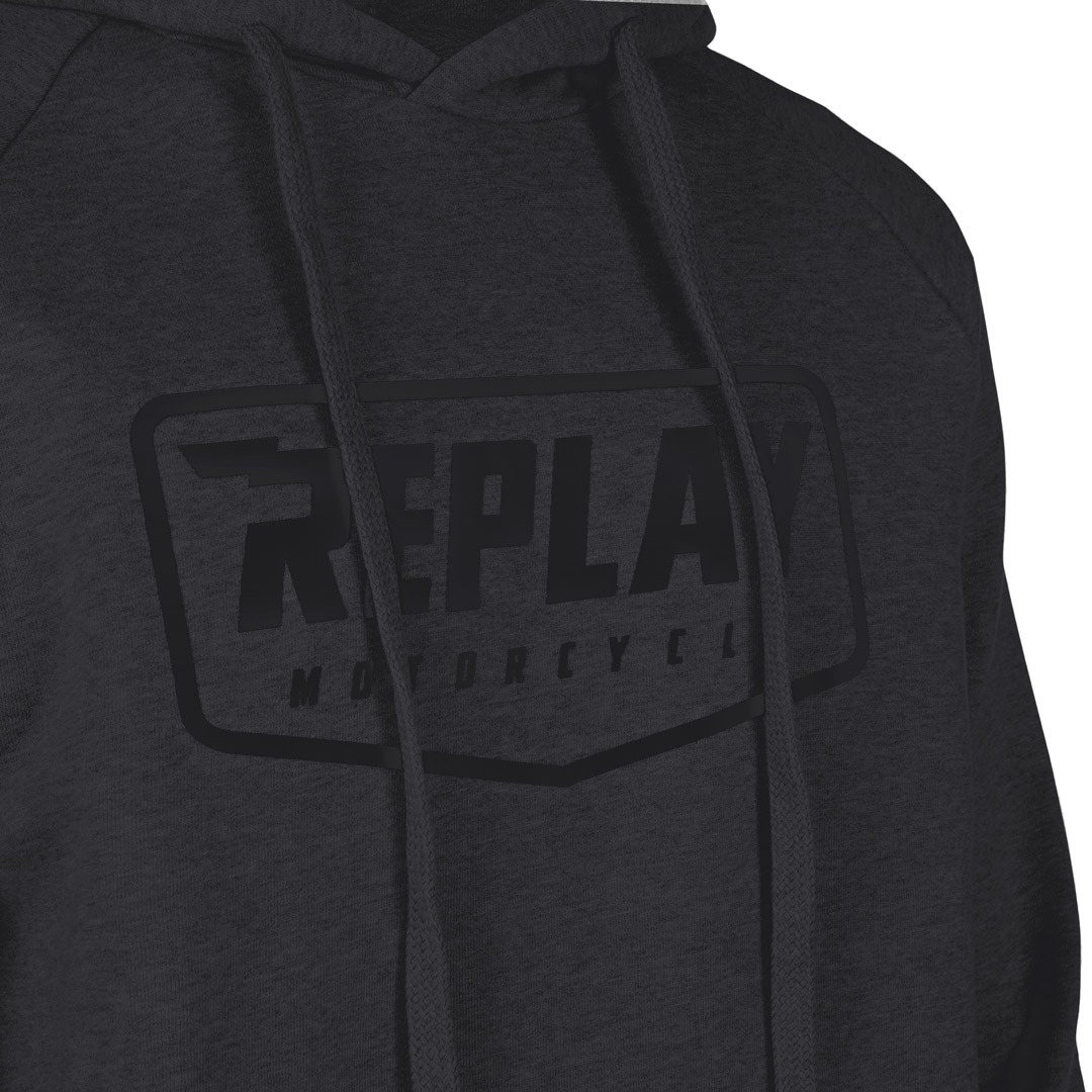 Replay Logo Hoodie schwarz M Abbildung 4
