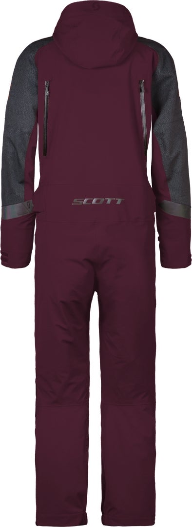 Scott DS Flex Dryo Dames eendelig sneeuwscooterpak Rood S Figuur 2