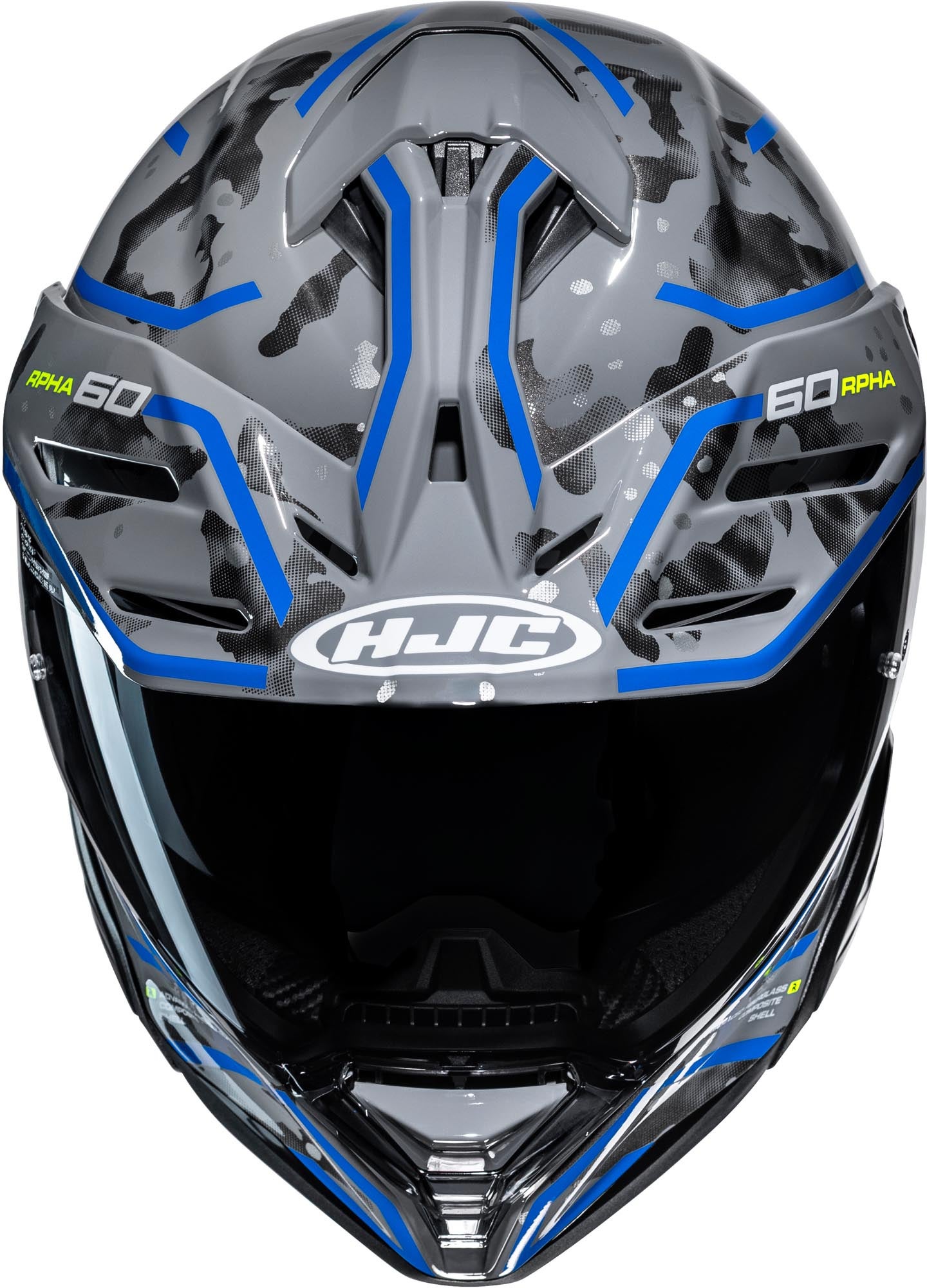 HJC RPHA 60 Kiva Enduro Helmet grey/blue S (55/56) Figure 5