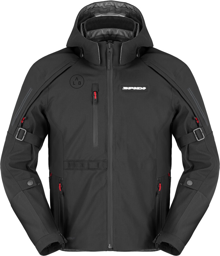 Spidi Mission-V H2Out waterproof Motorcycle Textile Jacket black L Figure 1